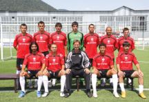 Adams with the 2010-2011 Qabala FC first team