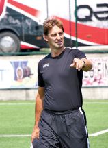 Adams during his management spell from 2010-2011